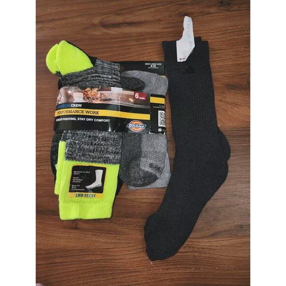Dickies Socks Mens Size 6-12 5 Pairs Not 6 - Picture 1 of 8